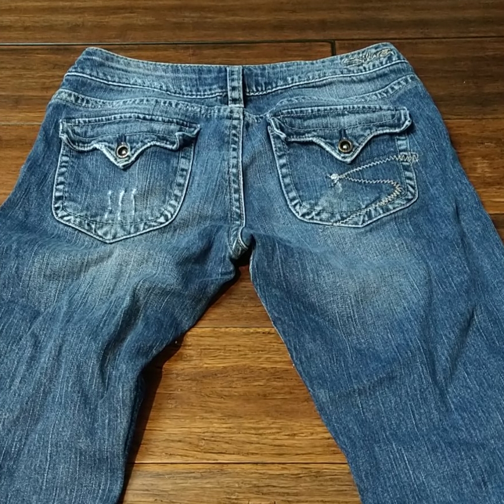 Silver jeans